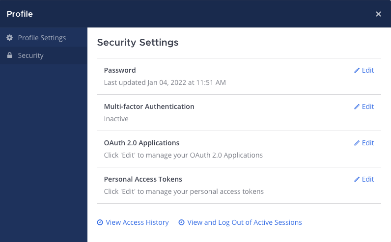 Enable multi-factor authentication through your Mattermost user profile.