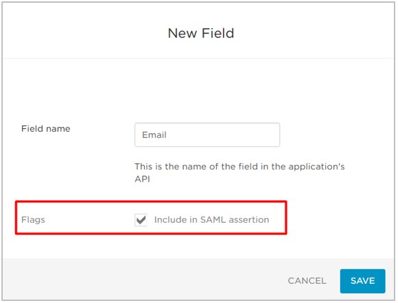 For each field you map in OneLogin, ensure the Include in SAML assertion flag is enabled.